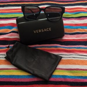 Versace Black Designer Sunglasses MOD 4412 Authentic